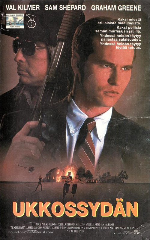 Thunderheart - Finnish VHS movie cover