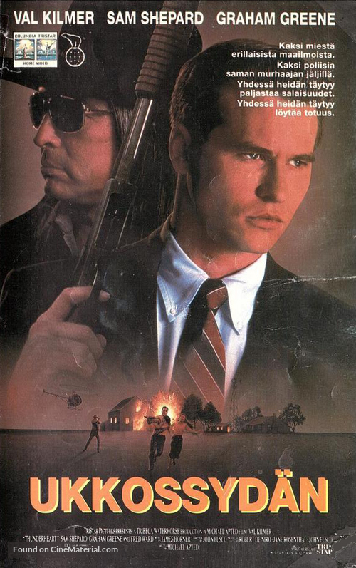 Thunderheart - Finnish VHS movie cover
