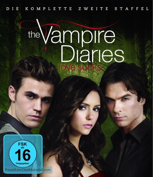 &quot;The Vampire Diaries&quot; - German Blu-Ray movie cover