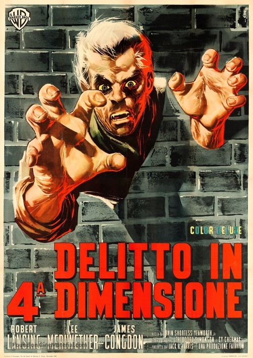 4D Man - Italian Movie Poster