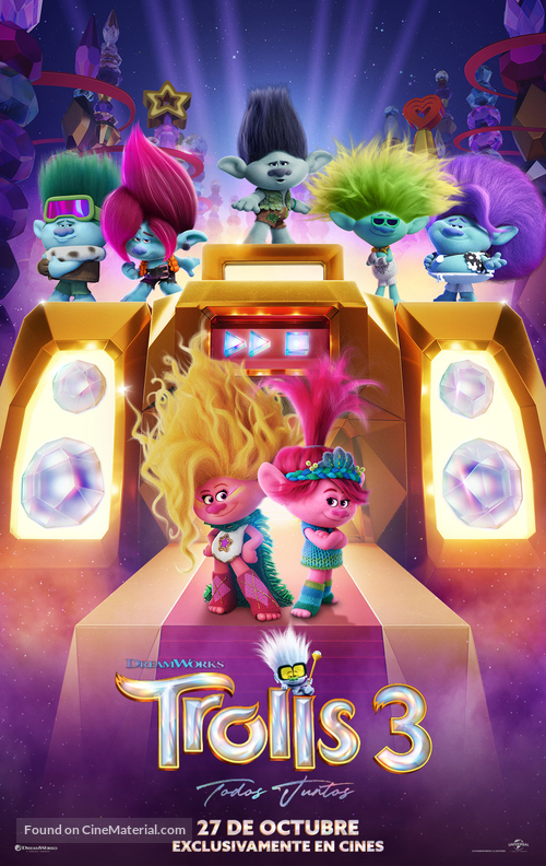 Trolls Band Together - Spanish Movie Poster