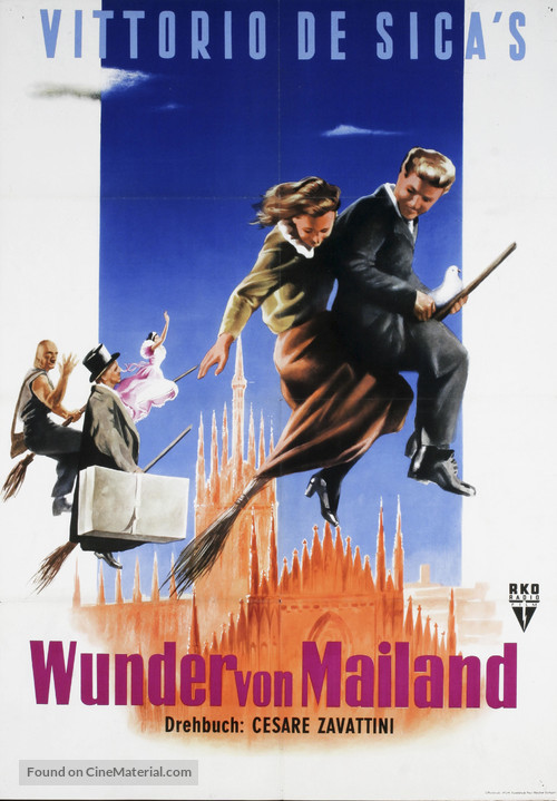 Miracolo a Milano - German Movie Poster