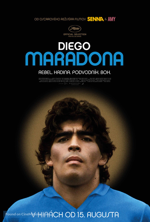 Diego Maradona - Slovak Movie Poster