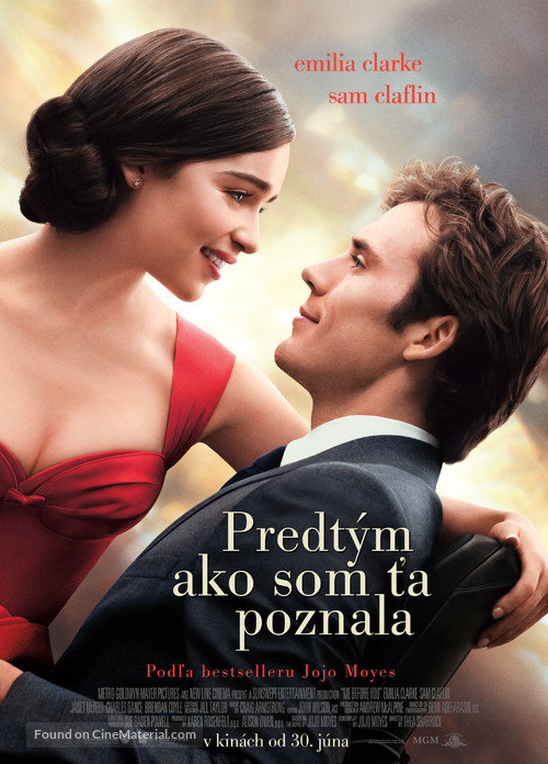 Me Before You - Slovak Movie Poster