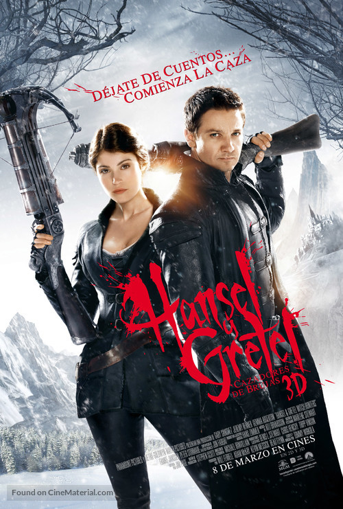 Hansel &amp; Gretel: Witch Hunters - Spanish Movie Poster