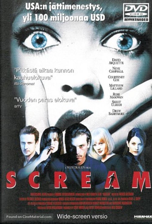 Scream - Finnish DVD movie cover