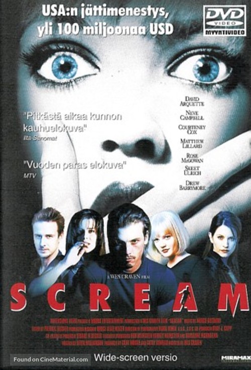 Scream - Finnish DVD movie cover
