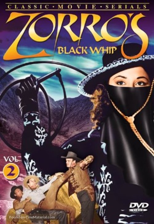 Zorro&#039;s Black Whip - DVD movie cover