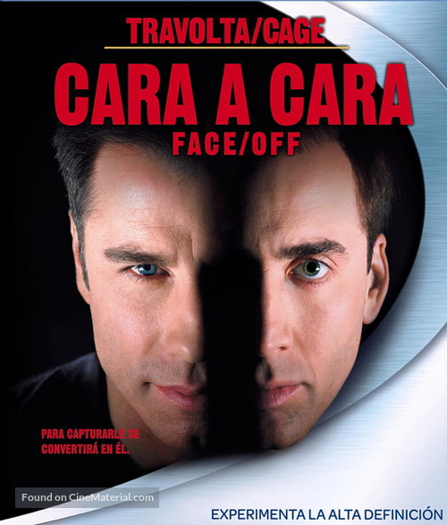 Face/Off - Spanish Blu-Ray movie cover