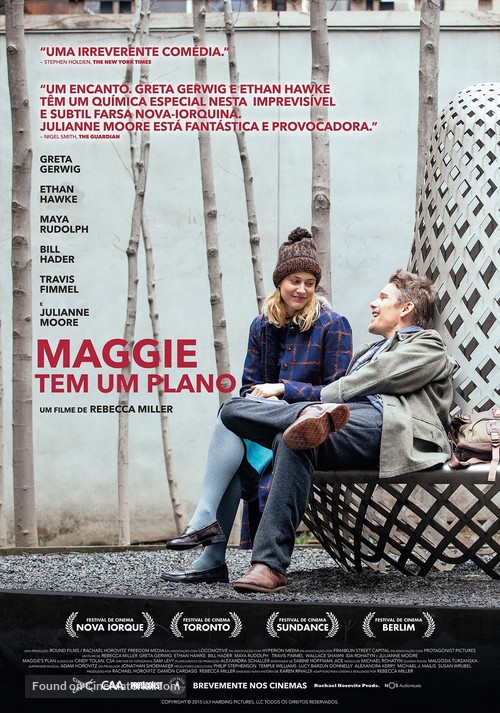 Maggie&#039;s Plan - Portuguese Movie Poster