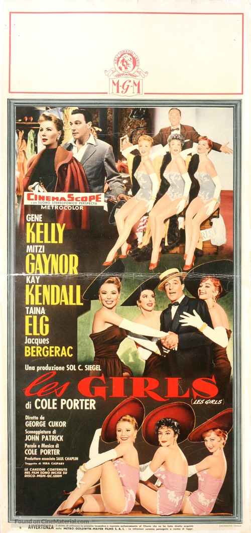 Les Girls - Italian Movie Poster