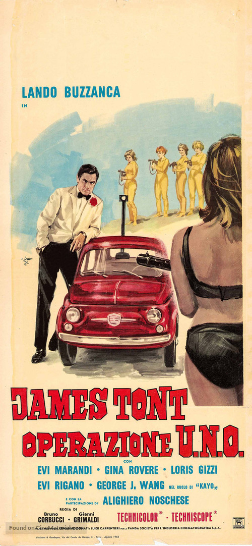James Tont operazione U.N.O. - Italian Movie Poster