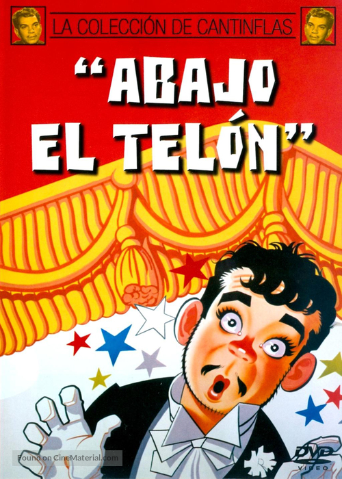 Abajo el tel&oacute;n - Mexican Movie Cover