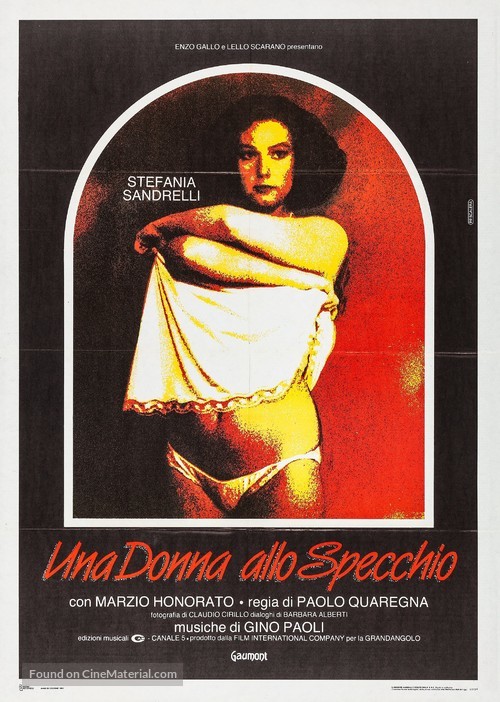 Una donna allo specchio - Italian Movie Poster