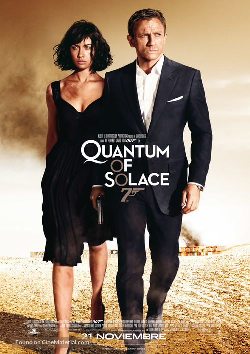 Quantum of Solace - Spanish Movie Poster