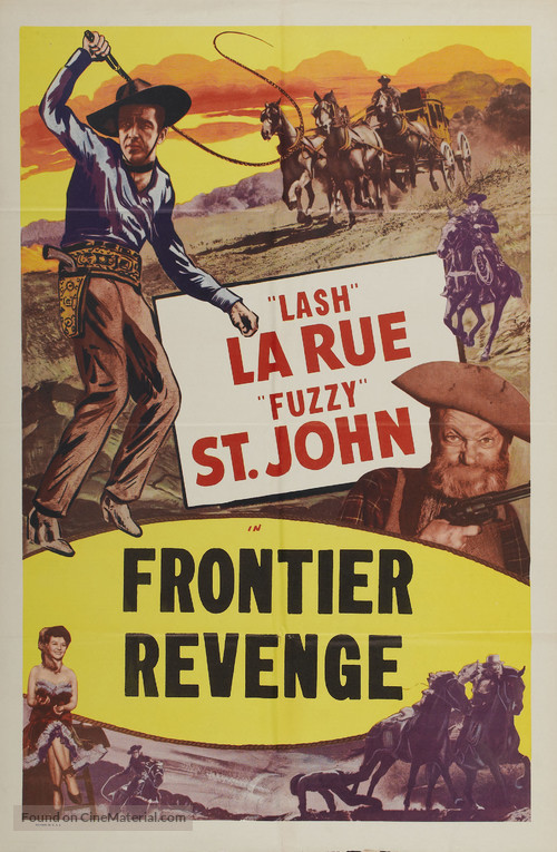 Frontier Revenge - Re-release movie poster