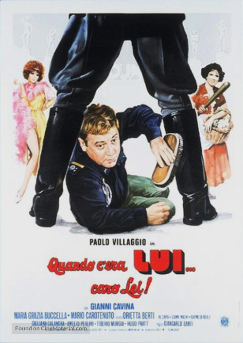 Quando c&#039;era lui... caro lei! - Italian Movie Poster