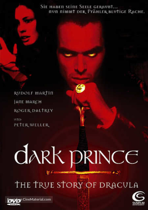Dark Prince: The True Story of Dracula - German DVD movie cover