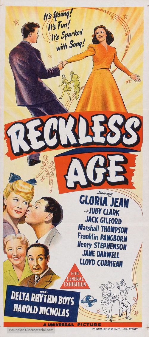 Reckless Age - Australian Movie Poster