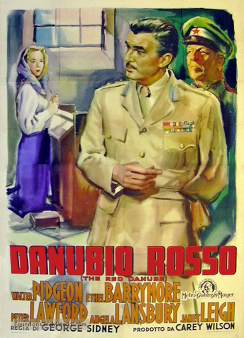 The Red Danube - Italian Movie Poster
