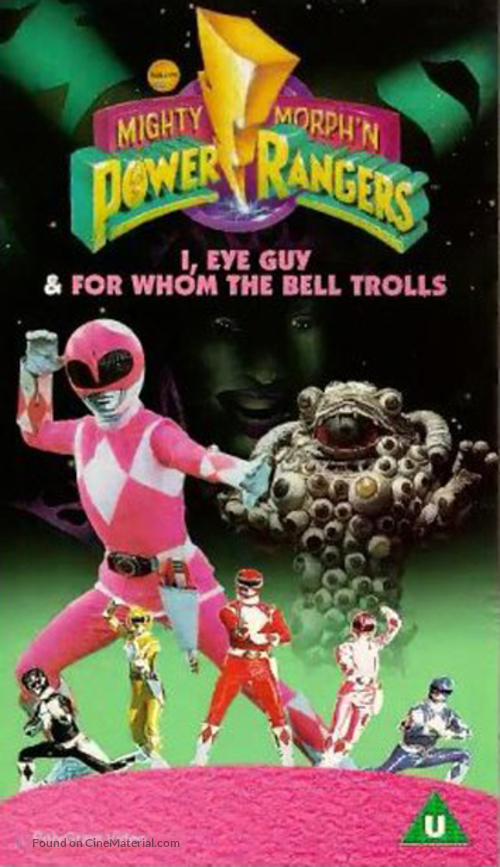 &quot;Mighty Morphin&#039; Power Rangers&quot; - British VHS movie cover