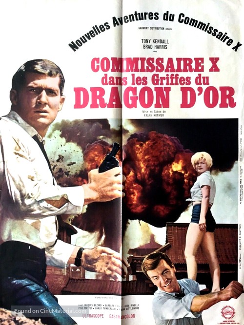 Kommissar X - In den Klauen des goldenen Drachen - French Movie Poster