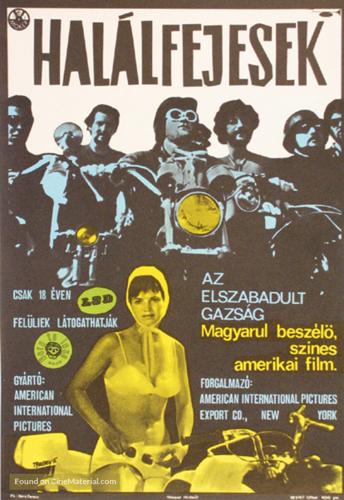 The Born Losers - Hungarian Movie Poster