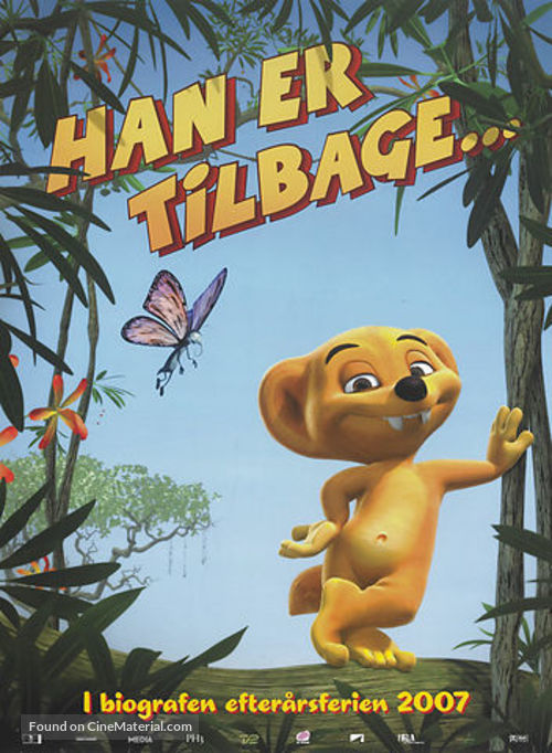 Jungledyret Hugo: Fr&aelig;k, flabet og fri - Danish Movie Poster