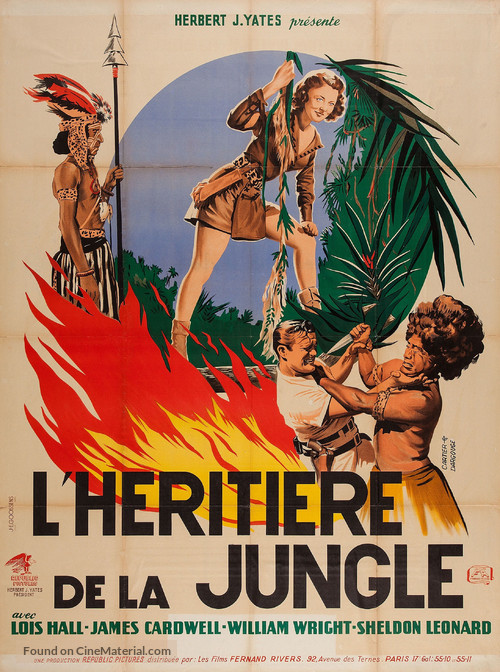 Daughter of the Jungle - French Movie Poster