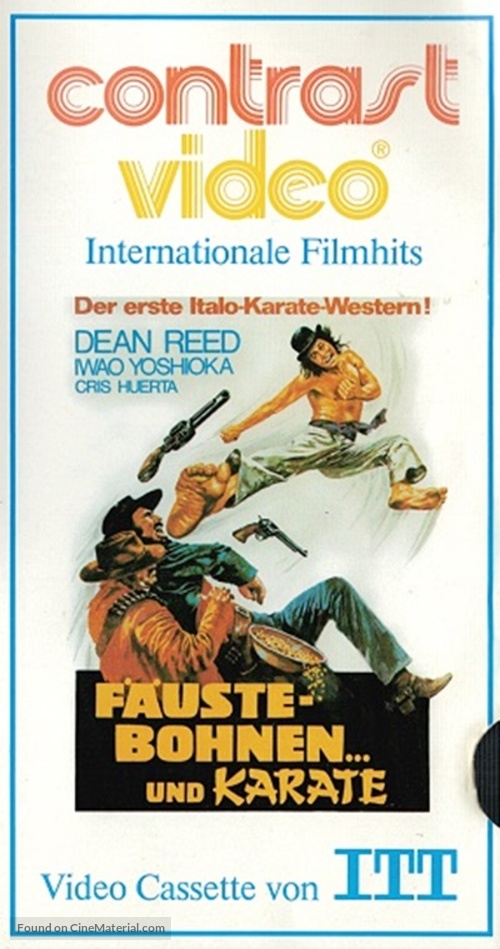 Storia di karat&egrave;, pugni e fagioli - German VHS movie cover