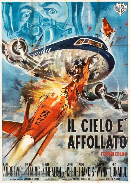 The Crowded Sky - Italian Movie Poster