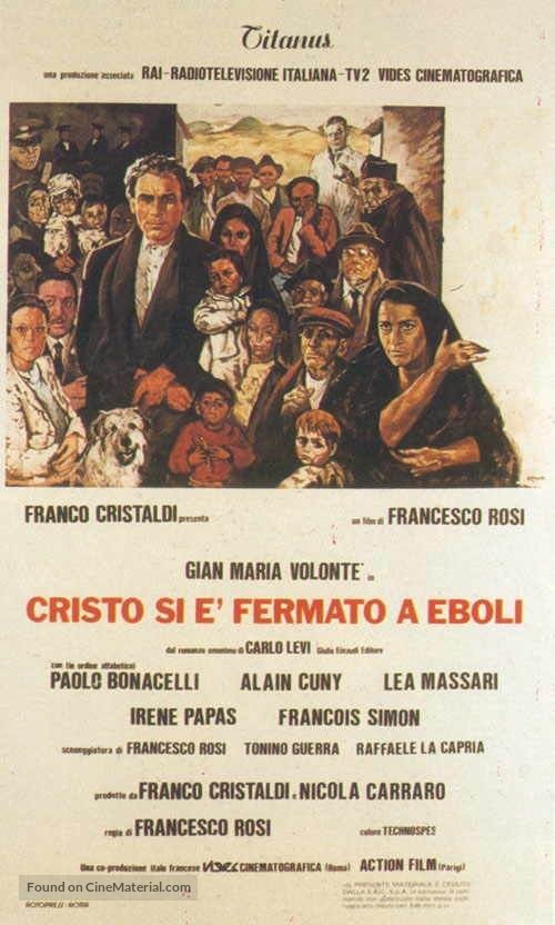 Cristo si &egrave; fermato a Eboli - Italian Movie Poster