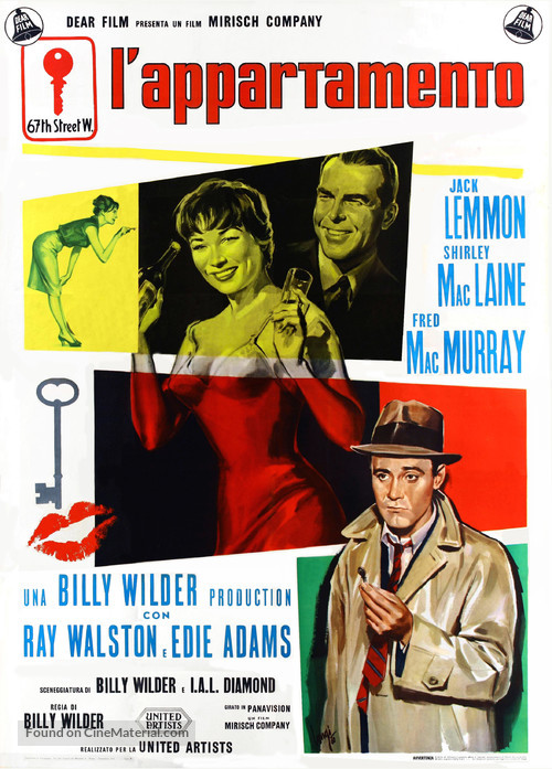 The Apartment - Italian Movie Poster