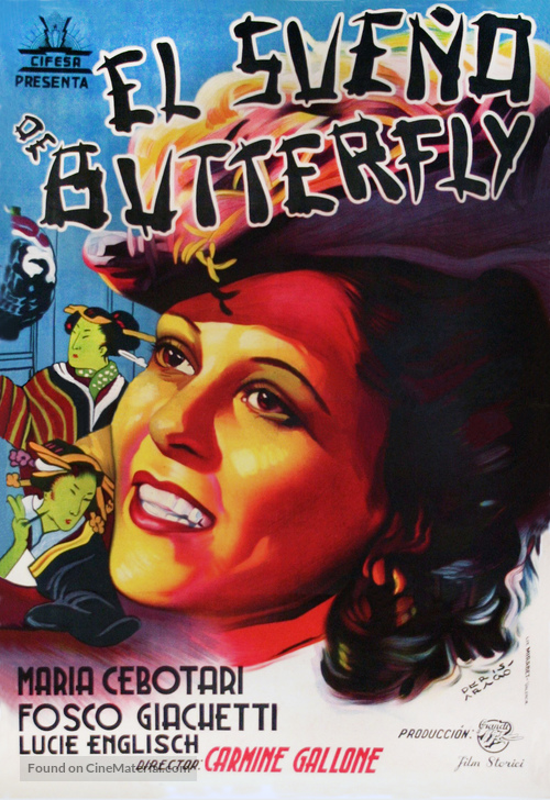 Il sogno di Butterfly - Spanish Movie Poster