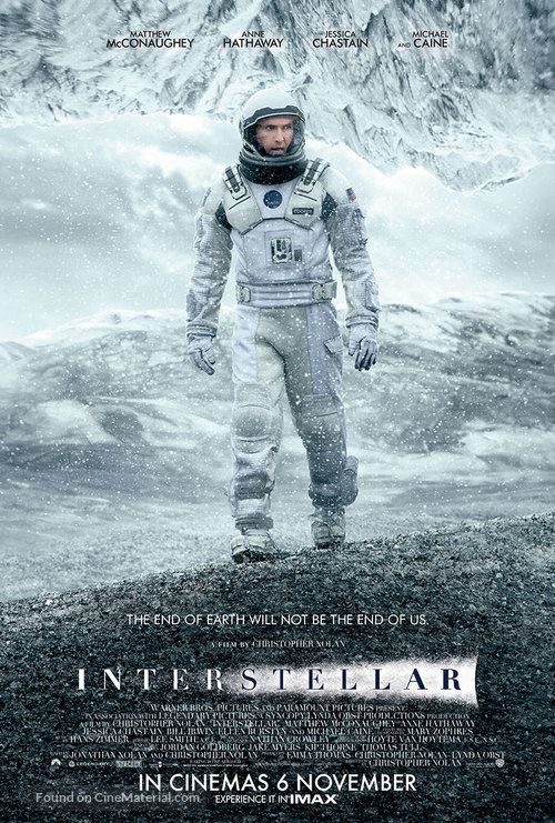 Interstellar - Singaporean Movie Poster