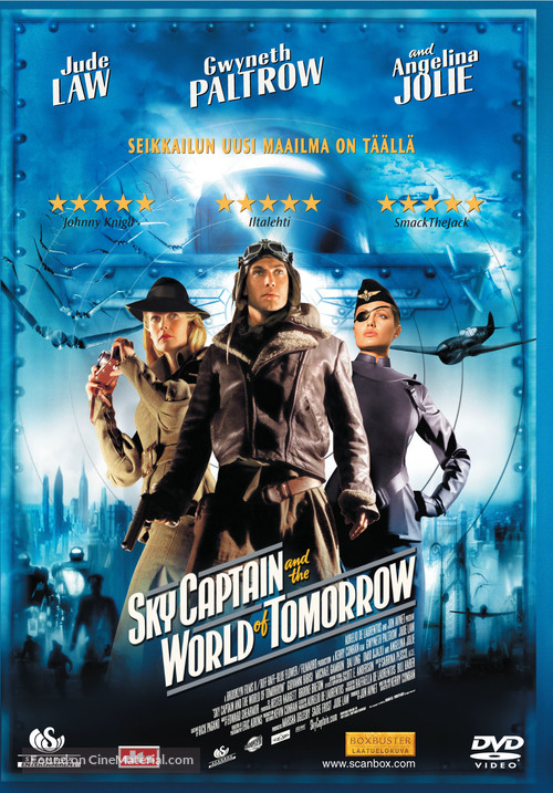 Sky Captain And The World Of Tomorrow - Finnish DVD movie cover