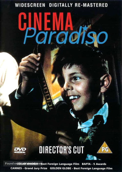Nuovo cinema Paradiso - British Movie Cover