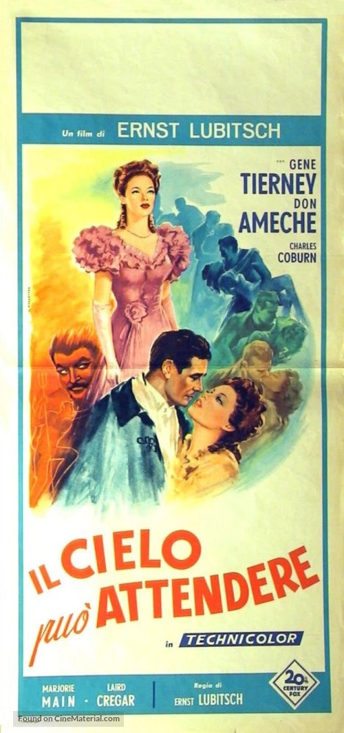 Heaven Can Wait - Italian Movie Poster