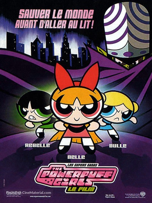 The Powerpuff Girls Movie - French Movie Poster