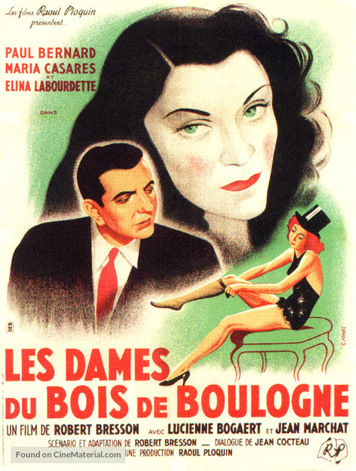 Dames du Bois de Boulogne, Les (1945) French movie poster