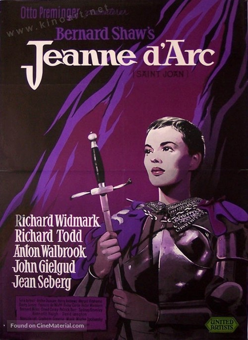 Saint Joan - Danish Movie Poster