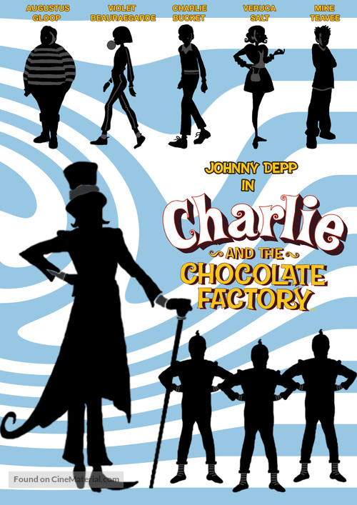 Charlie and the Chocolate Factory - DVD movie cover