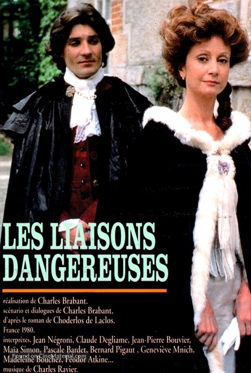 Les liaisons dangereuses - French VHS movie cover