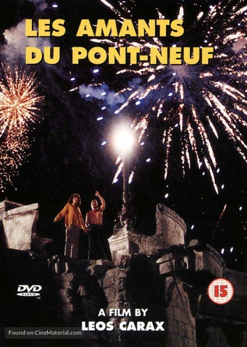 Les amants du Pont-Neuf - British Movie Cover