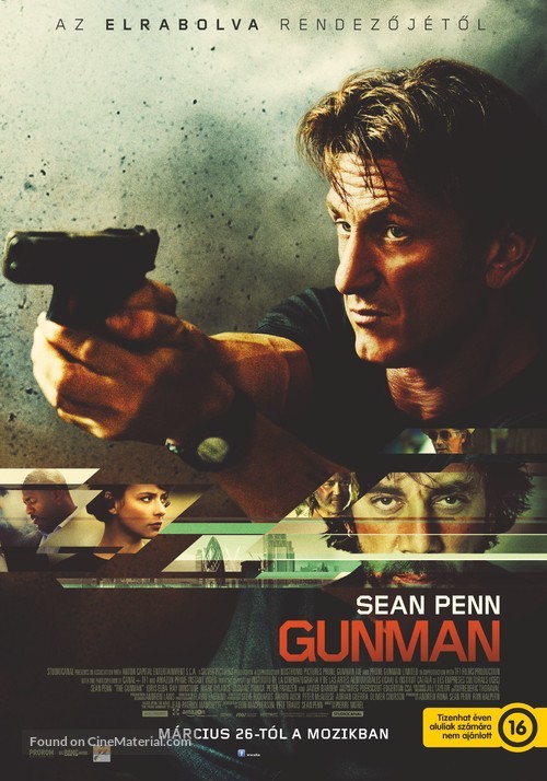 The Gunman - Hungarian Movie Poster