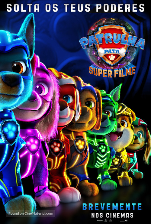 PAW Patrol: The Mighty Movie - Portuguese Movie Poster