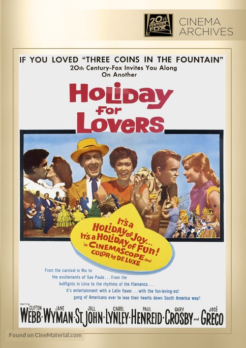 Holiday for Lovers - DVD movie cover