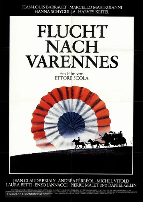 La nuit de Varennes - German Movie Poster