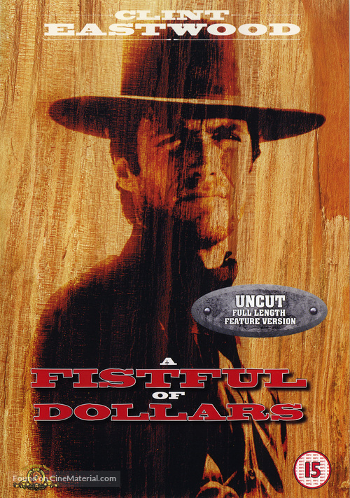 Per un pugno di dollari - British DVD movie cover