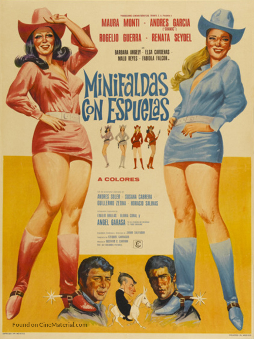 Minifaldas con espuelas - Mexican Movie Poster
